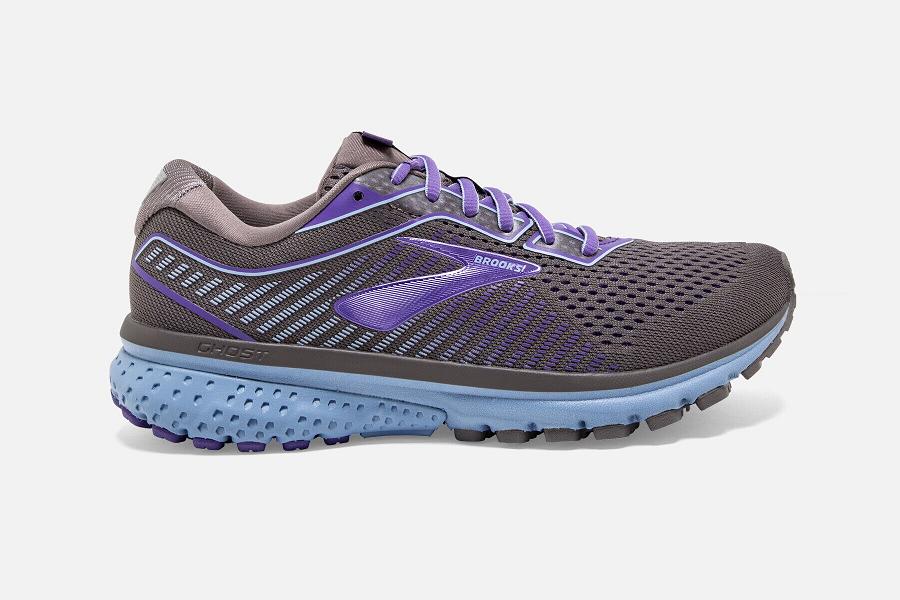 Brooks Ghost 12 Women Footwear & Road Running Shoes Purple MIP851970